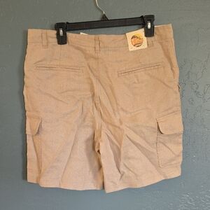C&C California Tan Linen Cargo Shorts